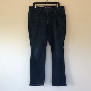 Levi Jeans, Defined Waist, 580 Straight, size 16W